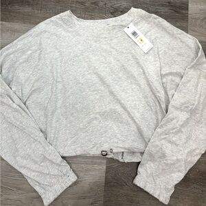 Calvin Klein Crew Neck Adjustable Waist Size Medium in Grey